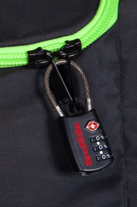 TSA Lock Attached to Green Freerider.jpg